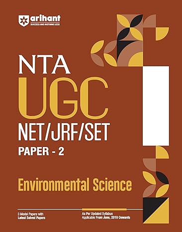 NTA UGC NET/ JRF/ SET PAPER-2 Environmental Science